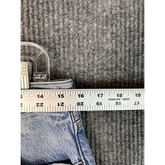 Abercrombie & Fitch Womens The Crop Wide Leg High Rise Jeans Size 29 Blue Light - Picture 8 of 10